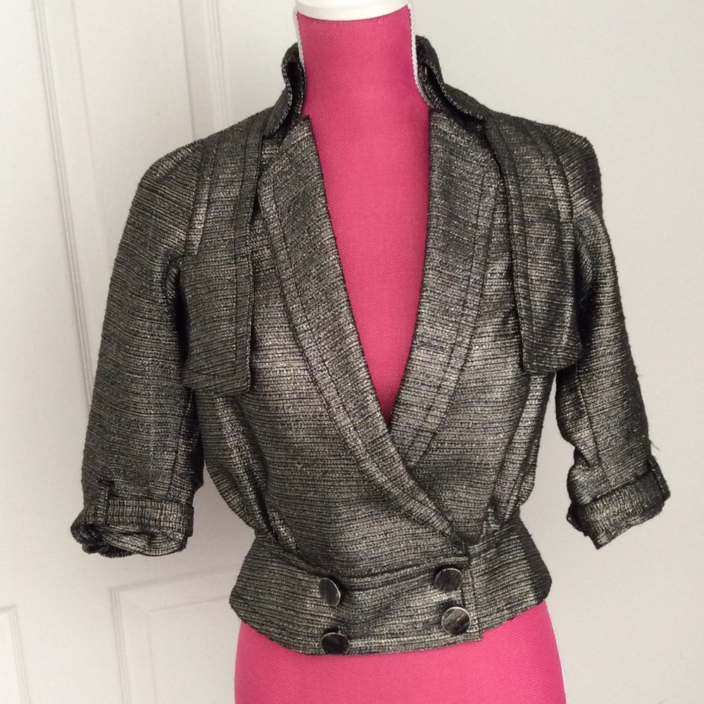 Brand new Byron Lars metallic jacket